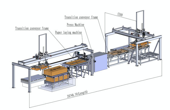 acheter Laminage à chaud à la presse à chaud de 6 m à court cycle online manufacture