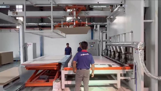 acheter Machine à pressage à chaud à laminage de mélamine à cycle court pour contreplaqué online manufacture