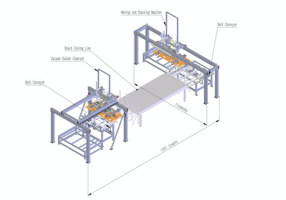 Machine à pressage à chaud à laminage à cycle court 4X9 porte pour carton de coco 1600 tonnes