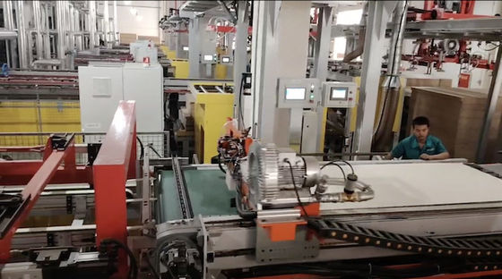 Machine à pressage à chaud de 20 kW pour les panneaux de particules