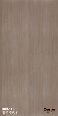 Papeterie de contact en grain de bois gris brillant Papeterie à l'épreuve de la graisse Papeterie blanche 0,1 mm